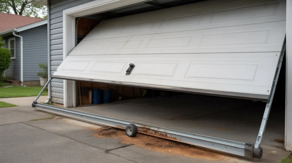 Garage Door Track Repair