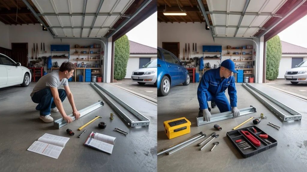 Garage Door Track Repair