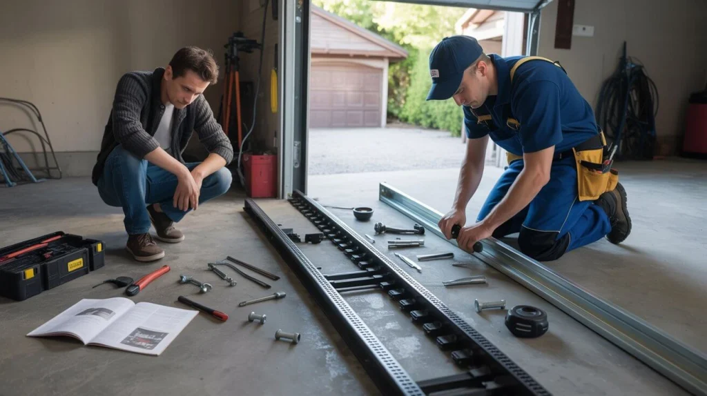 Garage Door Track Repair