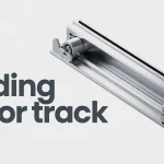 Sliding door track